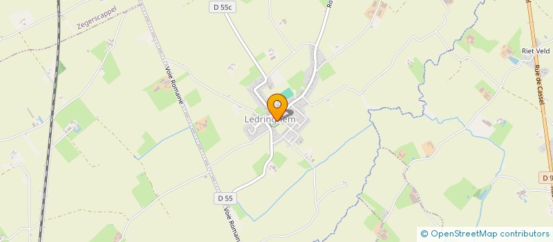 localisation de l'entreprise CLUB DE L AMITIE DE LEDRINGHEM à LEDRINGHEM