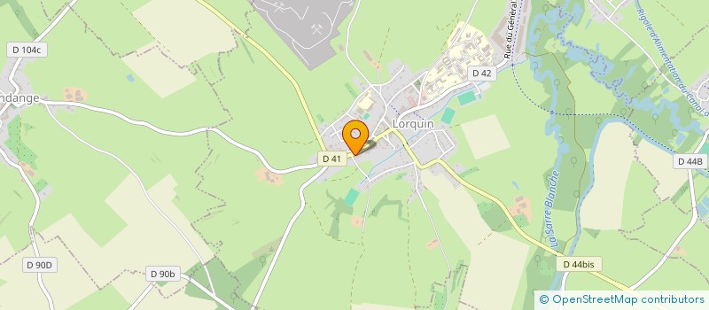 localisation de l'entreprise CLUB DE L AMITIE DE LORQUIN  LORQUIN