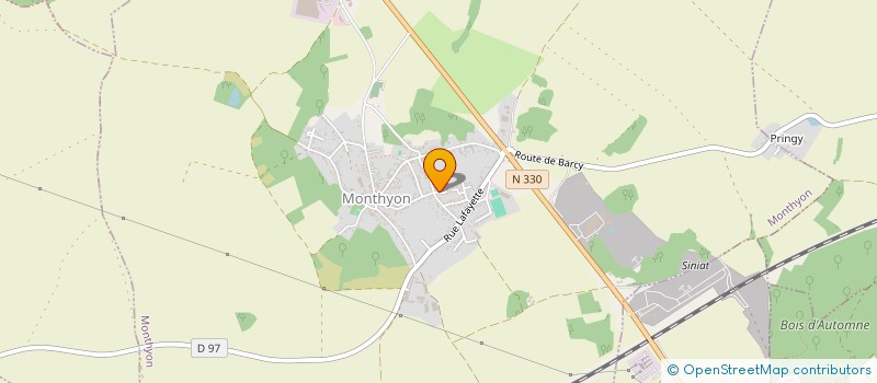 localisation de l'entreprise CLUB DE L'AMITIE DE MONTHYON à MONTHYON