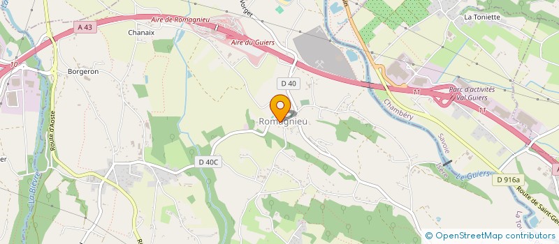 localisation de l'entreprise CLUB DE L'AMITIE DE ROMAGNIEU  ROMAGNIEU