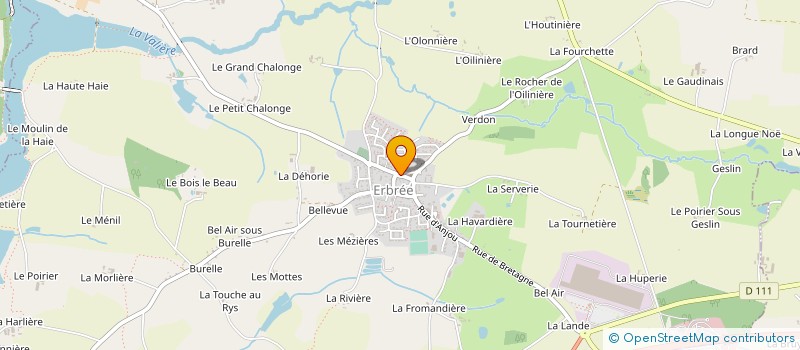 localisation de l'entreprise CLUB DE L'AMITIE DE SAINT M'HERVE  SAINT-M'HERVE