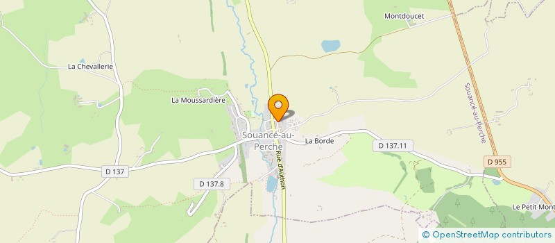 localisation de l'entreprise CLUB DE L'AMITIE DE SOUANCE AU PERCHE à SOUANCE-AU-PERCHE