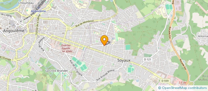 localisation de l'entreprise CLUB DE L AMITIE DE SOYAUX à SOYAUX