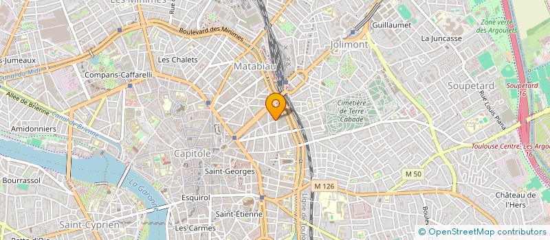 localisation de l'entreprise CLUB DE L'AMITIE DE TOULOUSE à TOULOUSE