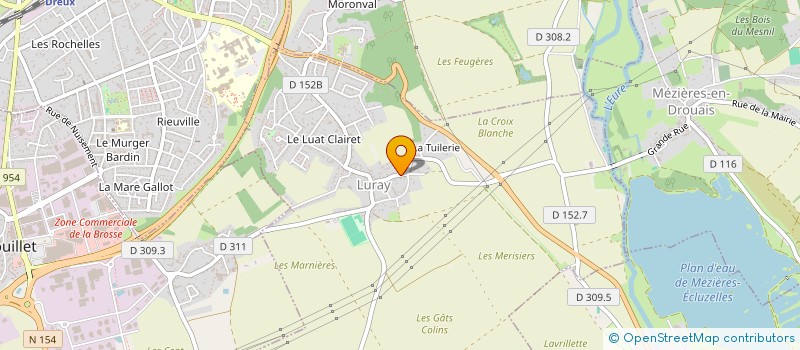 localisation de l'entreprise CLUB DE L'AMITIE DE TREON à TREON