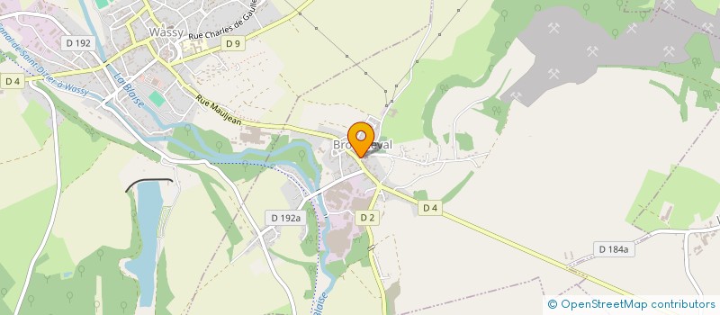 localisation de l'entreprise CLUB DE L'AMITIE DE VAUX SUR BLAISE à VAUX-SUR-BLAISE