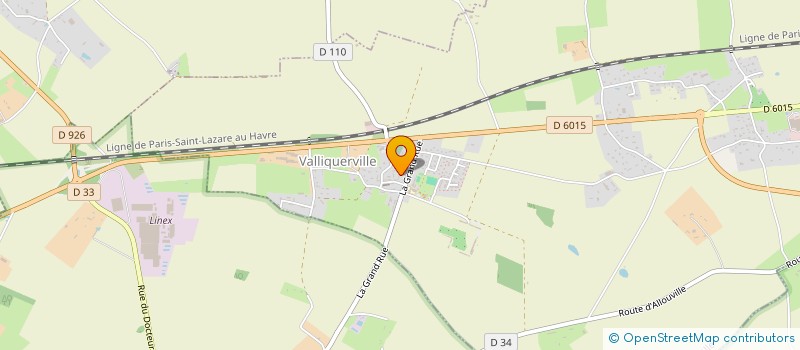 localisation de l'entreprise CLUB DE L'AMITIE DE VEAUVILLE-LES-BAONS  LES HAUTS-DE-CAUX