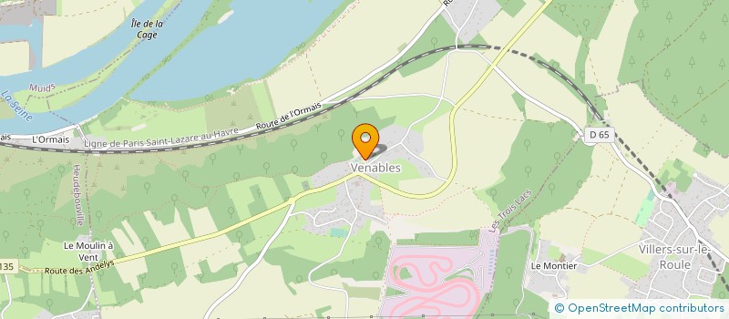 localisation de l'entreprise CLUB DE L'AMITIE DE VENABLES à LES TROIS LACS