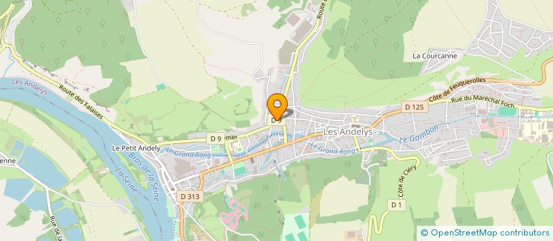 localisation de l'entreprise CLUB DE L AMITIE DES ANDELYS à LES ANDELYS