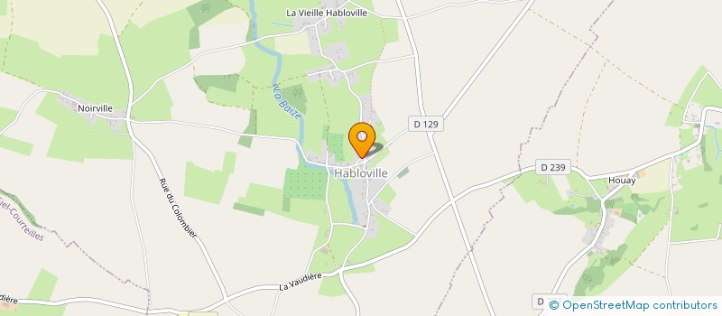 localisation de l'entreprise CLUB DE L'AMITIE DES RETRAITES D'HABLOVILLE à HABLOVILLE