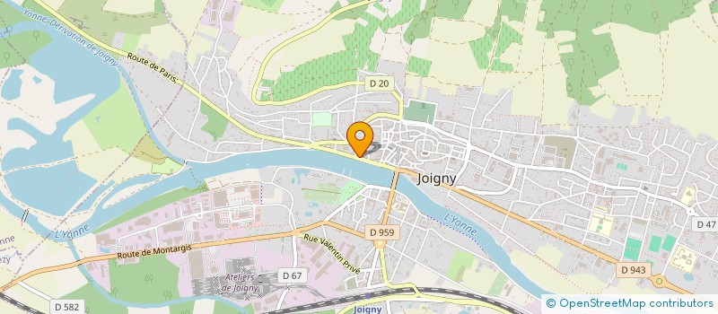 localisation de l'entreprise CLUB DE L'AMITIE DU JOVINIEN à JOIGNY