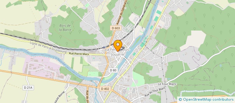 localisation de l'entreprise CLUB DE L'AMITIE DU PAYS FERTOIS à LA FERTE-SOUS-JOUARRE
