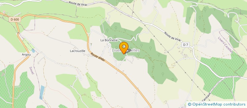 localisation de l'entreprise CLUB DE L'AMITIE DU TROISIEME AGE DE MILHARS  MILHARS