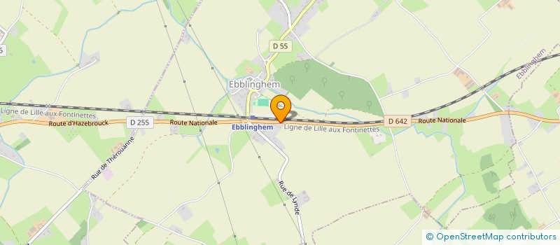 localisation de l'entreprise CLUB DE L'AMITIE EBBLINGHEM à EBBLINGHEM