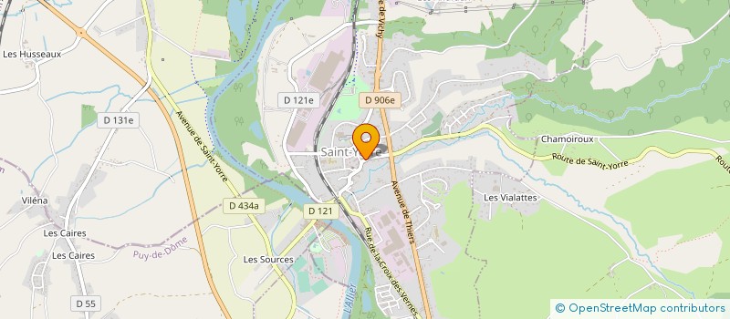 localisation de l'entreprise CLUB DE L AMITIE ET DU 3EME AGE DE SAINT YORRE à SAINT-YORRE