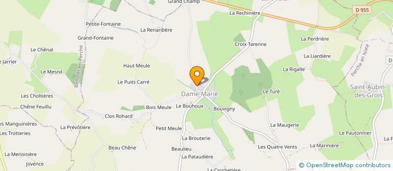 localisation de l'entreprise CLUB DE L'AMITIE PERTHUISIENNE à BELFORET-EN-PERCHE