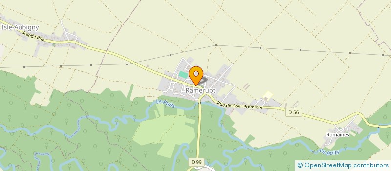 localisation de l'entreprise CLUB DE L'AMITIE RAMERUPT ISLE AUBIGNY  RAMERUPT