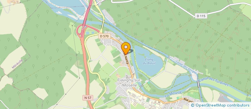 localisation de l'entreprise CLUB DE L'AMITIE RICHARDMENIL  RICHARDMENIL