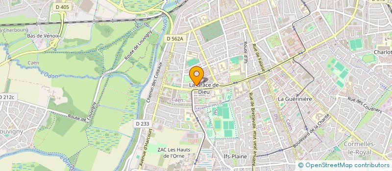 localisation de l'entreprise CLUB DE L'AMITIE SAINTE THERESE à CAEN