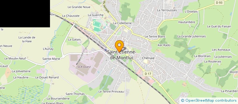 localisation de l'entreprise CLUB DE L'AMITIE STEPHANOISE à SAINT-ETIENNE-DE-MONTLUC