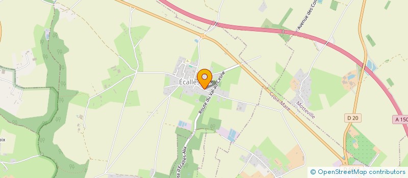 localisation de l'entreprise CLUB DE L'AS DE PIQUE  ECALLES-ALIX