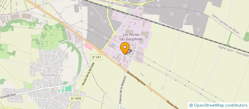 localisation de l'entreprise CLUB DE L'EAU ET DE L'ENVIRONNEMENT  SAINT-PIERRE-DE-CHANDIEU