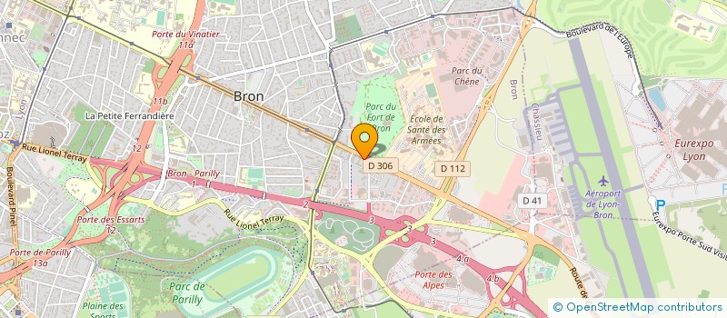 localisation de l'entreprise CLUB DE L ECOLE DE SANTE DES ARMEES à BRON