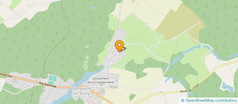 localisation de l'entreprise CLUB DE L'OUBLI DES ANS à OUZOUER-SUR-LOIRE