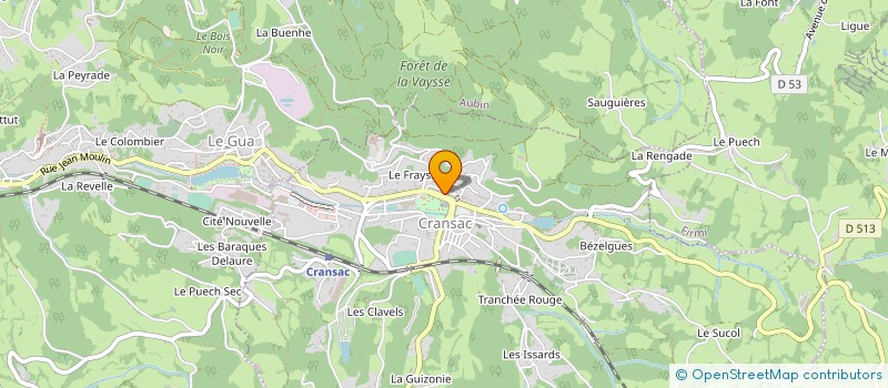 localisation de l'entreprise CLUB DE LA BONNE HUMEUR à CRANSAC