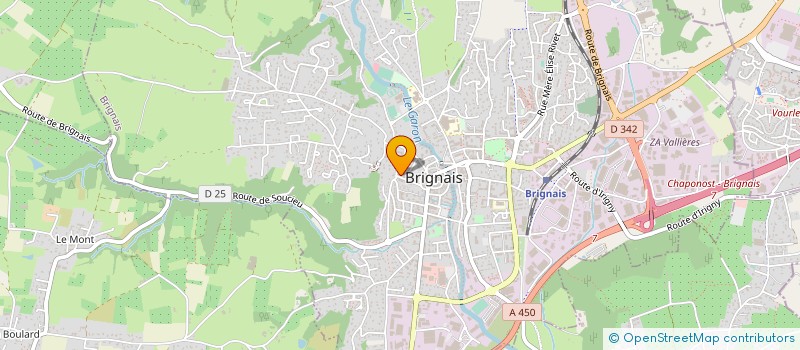 localisation de l'entreprise CLUB DE LA BONNE HUMEUR à BRIGNAIS