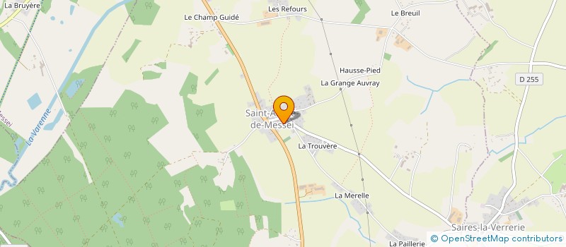 localisation de l'entreprise CLUB DE LA BONNE HUMEUR à SAINT-ANDRE-DE-MESSEI