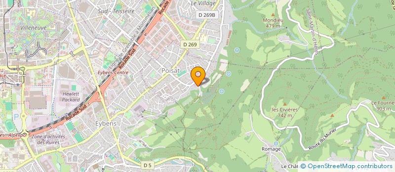 localisation de l'entreprise CLUB DE LA CHATAIGNERAIE  BRESSON