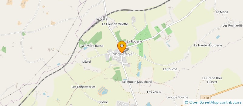 localisation de l'entreprise CLUB DE LA CORDIALITE DES AINES DE LONGUEFUYE  GENNES-LONGUEFUYE