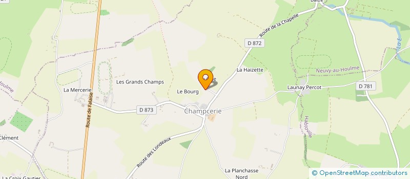 localisation de l'entreprise CLUB DE LA JEUNESSE à SAINTE-HONORINE-LA-GUILLAUME