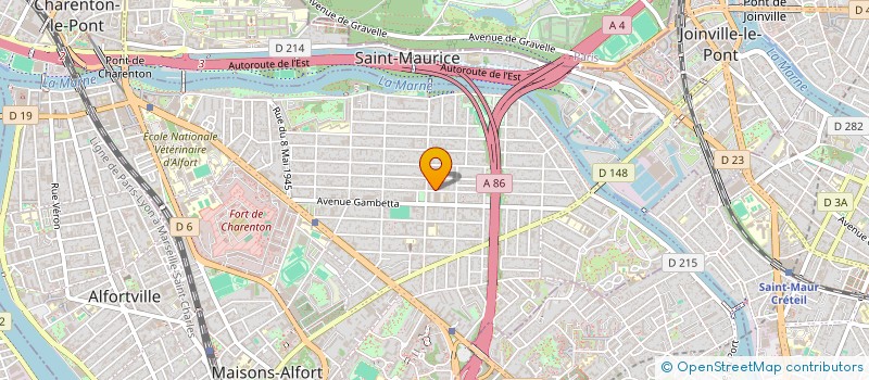 localisation de l'entreprise CLUB DE LA JEUNESSE FORAINE à MAISONS-ALFORT