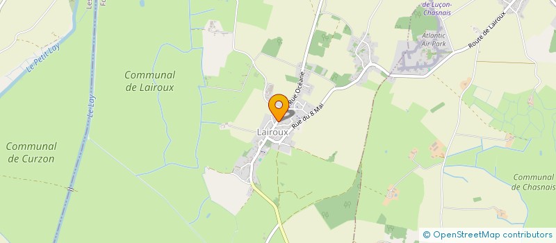 localisation de l'entreprise CLUB DE LA JOIE DE VIVRE DE LAIROUX  LAIROUX