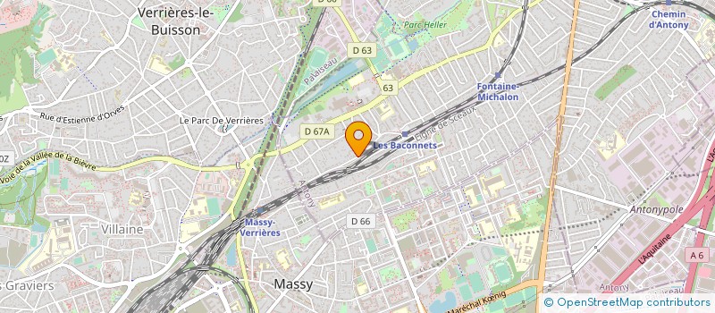 localisation de l'entreprise CLUB DE LA MAILLE à ANTONY