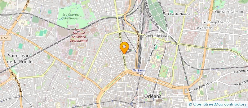 localisation de l'entreprise CLUB DE LA PAPINIERE à ORLEANS