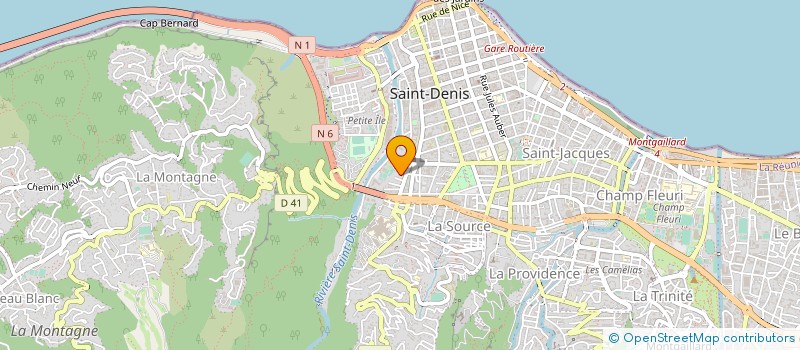 localisation de l'entreprise CLUB DE LA PRESSE DE LA REUNION à SAINT-DENIS