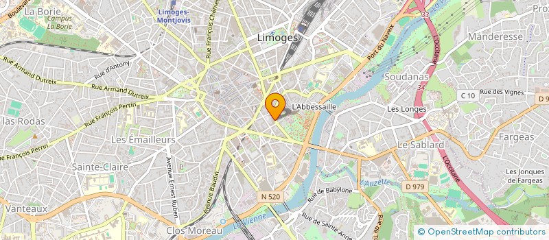 localisation de l'entreprise CLUB DE LA PRESSE DU LIMOUSIN à LIMOGES