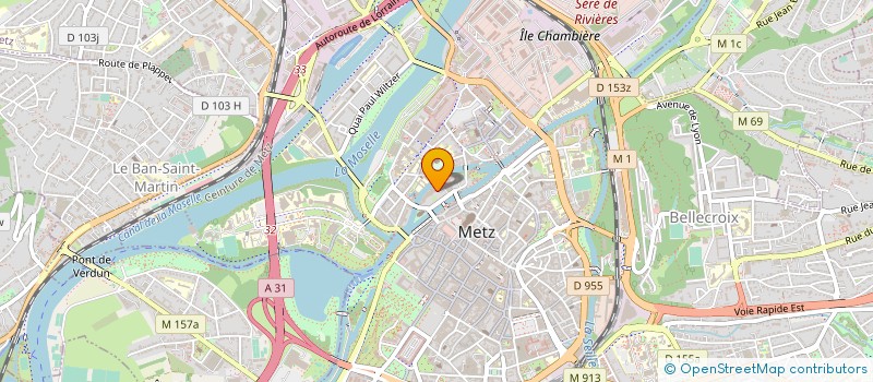 localisation de l'entreprise CLUB DE LA PRESSE ET DE LA COMMUNICATION à METZ