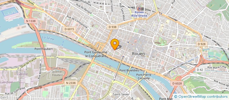 localisation de l'entreprise CLUB DE LA PRESSE ET DE LA COMMUNICATION DE NORMANDIE  ROUEN