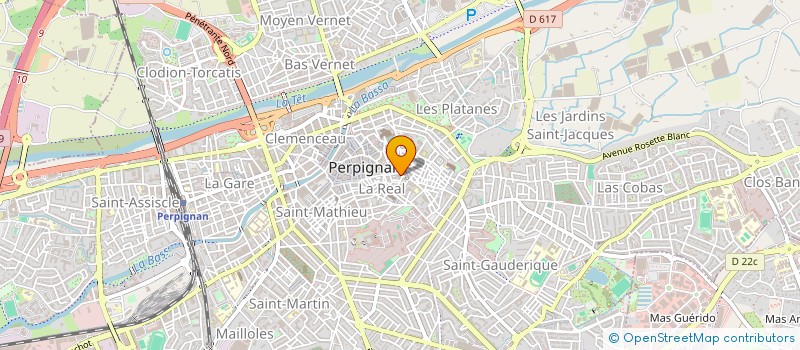 localisation de l'entreprise CLUB DE LA PRESSE PERPIGNAN ROUSSILLON  PERPIGNAN