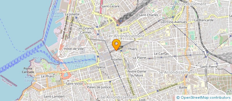 localisation de l'entreprise CLUB DE LA PRESSE SPORTIVE EN PROVENCE à MARSEILLE