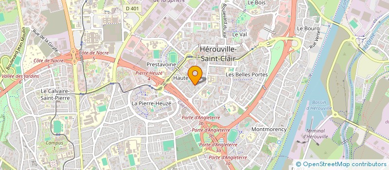 localisation de l'entreprise CLUB DE LA RETRAITE ACTIVE à HEROUVILLE-SAINT-CLAIR