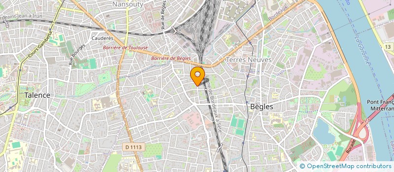 localisation de l'entreprise CLUB DE LA RETRAITE SPORTIVE BEGLAISE à BEGLES