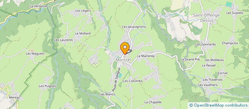 localisation de l'entreprise CLUB DE LA SAINT-GEORGES DU MONTCEL  MONTCEL