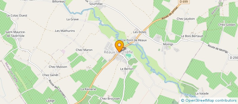 localisation de l'entreprise CLUB DE LA VALLEE DU TREFLE  REAUX SUR TREFLE