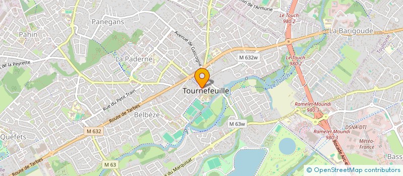 localisation de l'entreprise CLUB DE LANGUES DE TOURNEFEUILLE à TOURNEFEUILLE