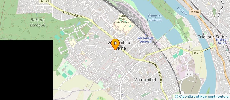 localisation de l'entreprise CLUB DE LANGUES DU CANTON DE VERNEUIL SUR SEINE à VERNEUIL-SUR-SEINE